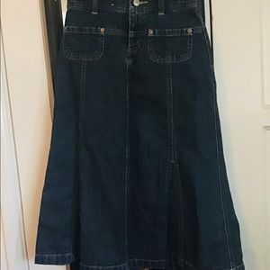 Jean skirt
